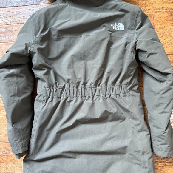 The North Face Arctic Parka Waterproof Insulated Jacket Size Small Green - Picture 4 of 6